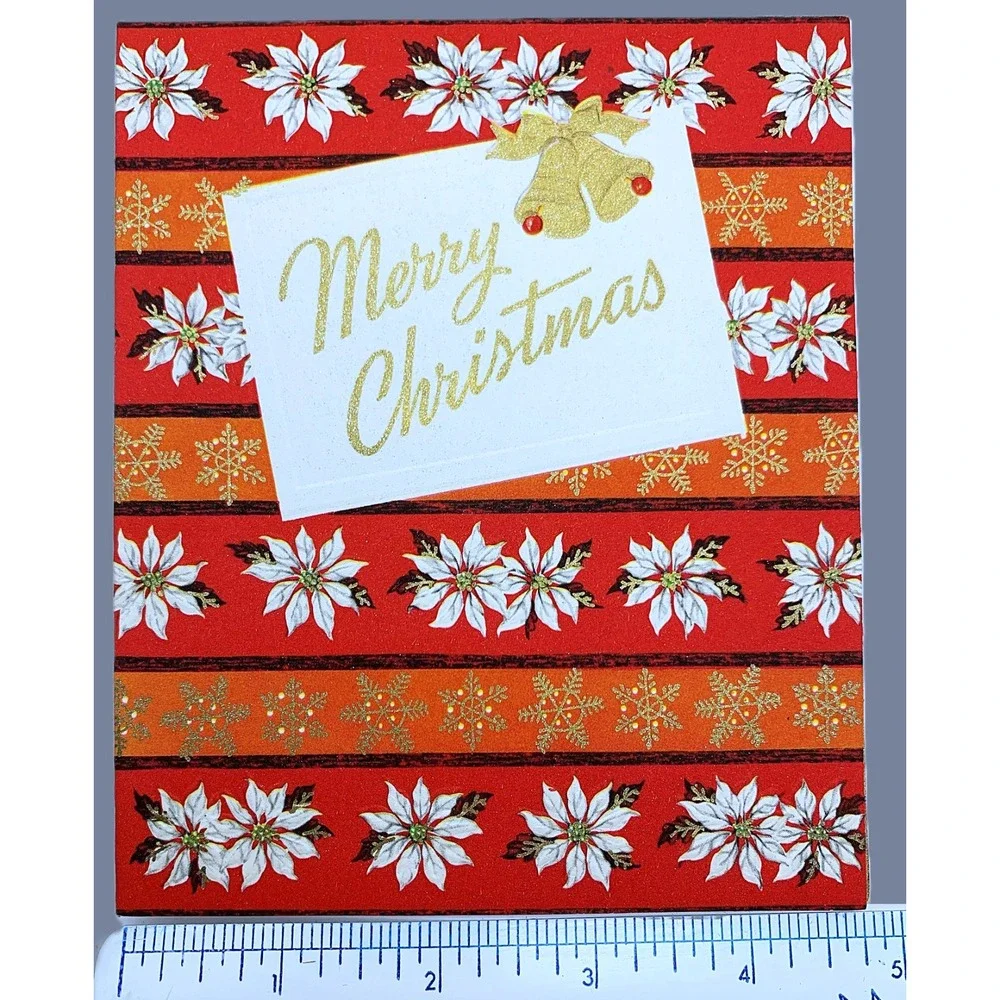 Vtg Merry Christmas Greetings Card Lot 